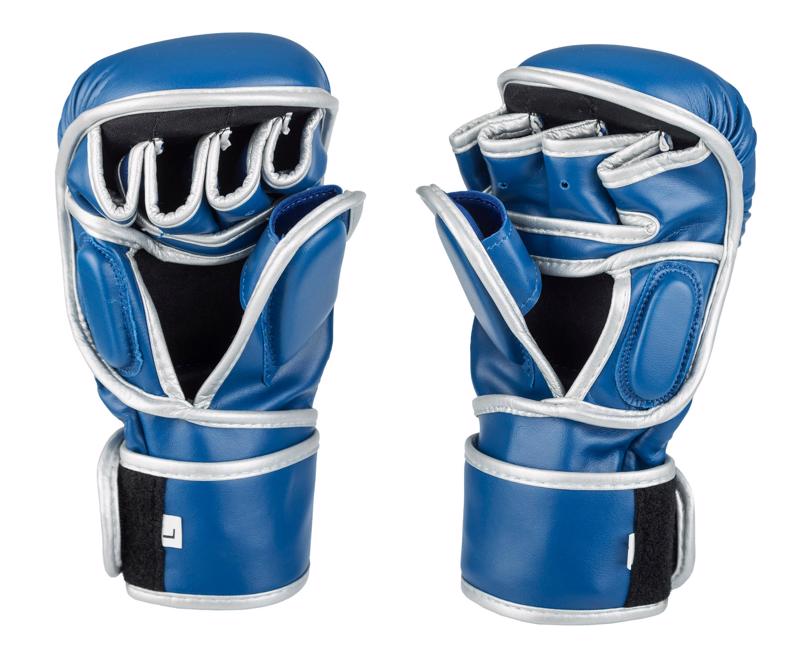 okami mma gloves sparring combat - blue